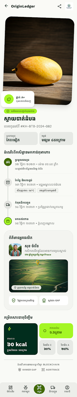 Consumer scan result